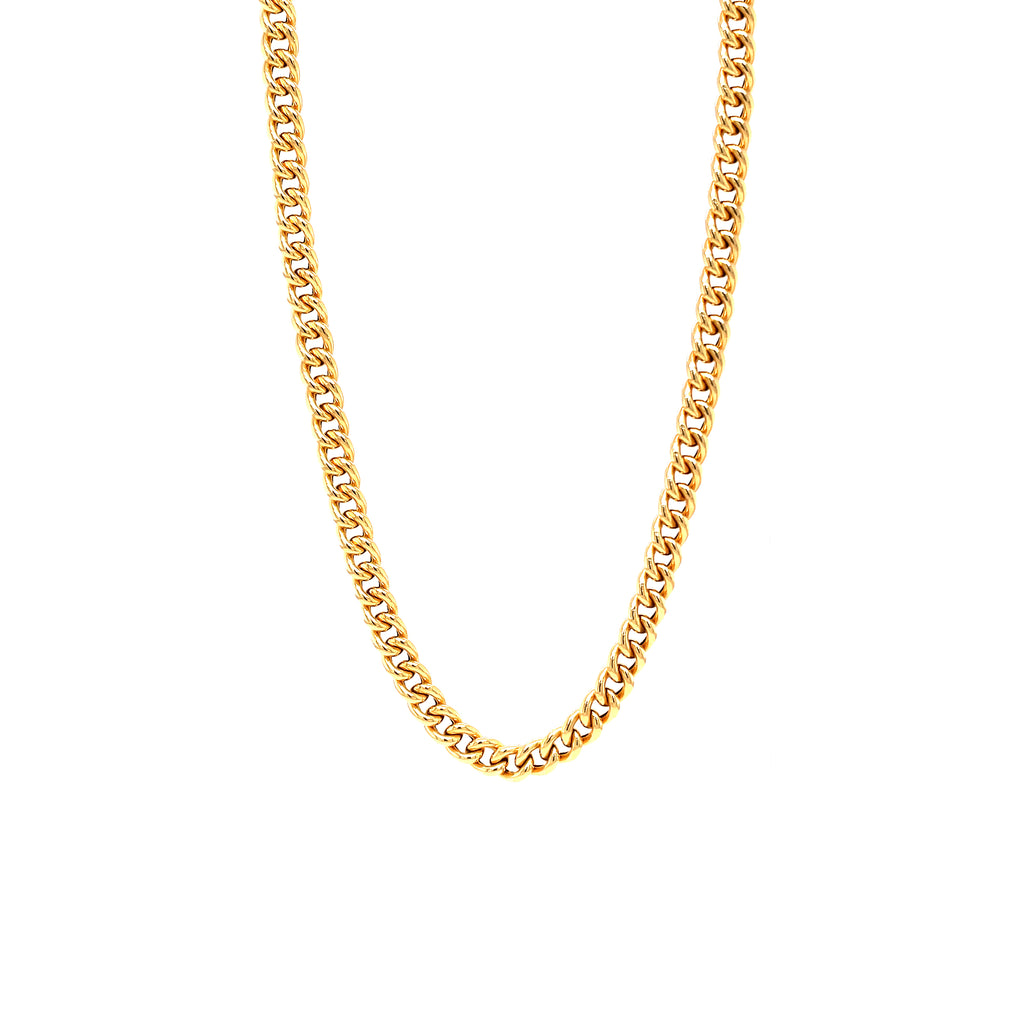 Round Hollow Miami Cuban Chain